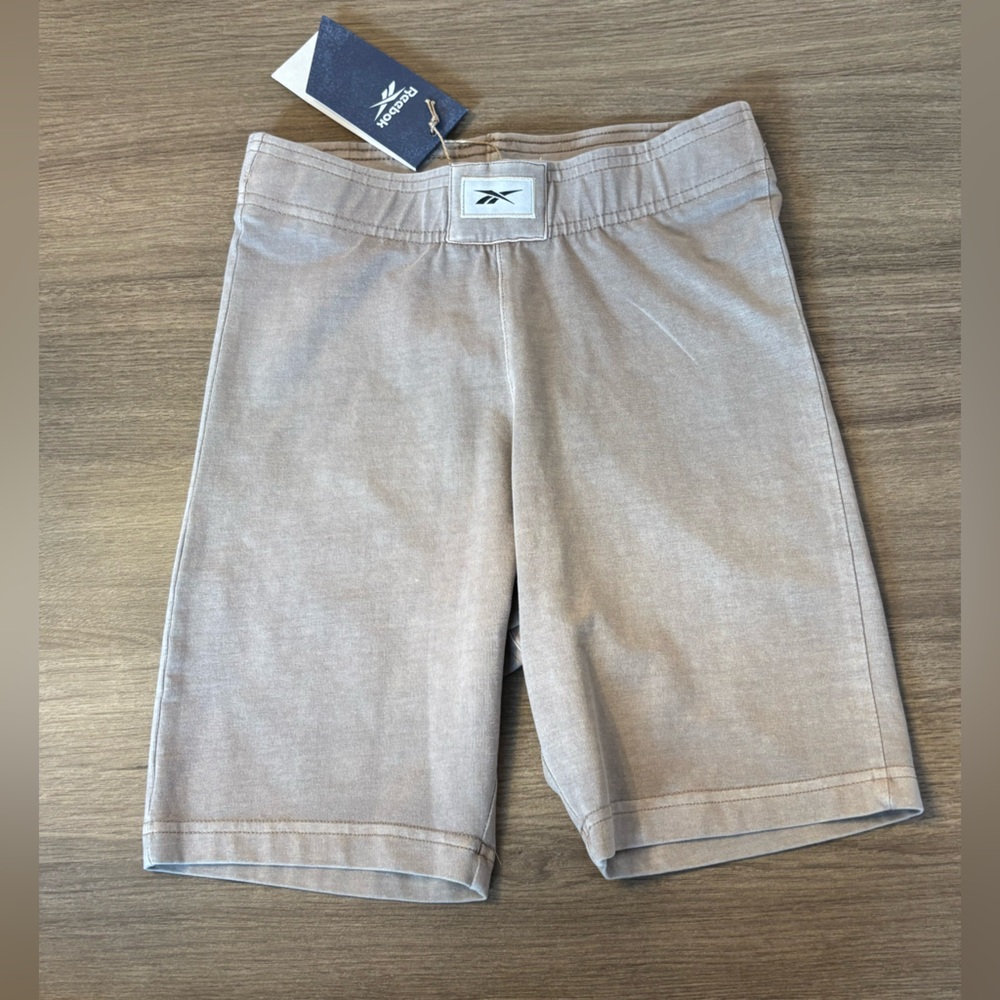 Reebok BNWT Kids Cotton Shorts, Tan, Size XS (Approx. Size 5)